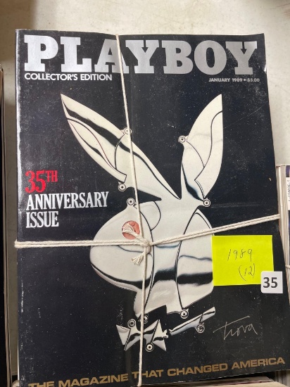 1989 Playboy Magazines