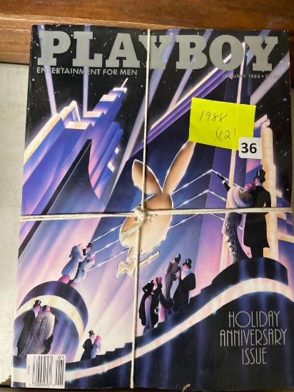 1988 Playboy Magazines