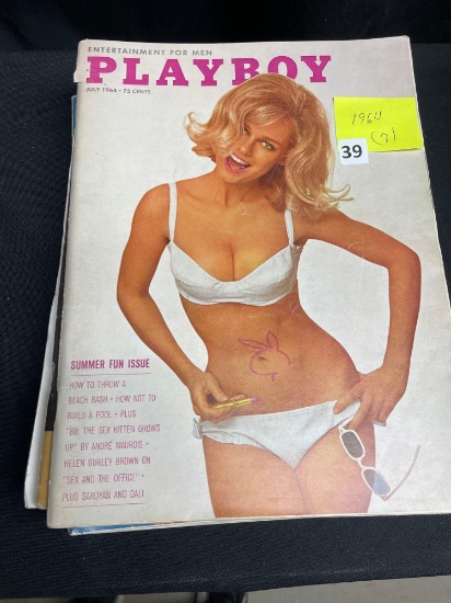 1964 Playboy Magazines