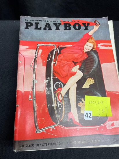 1963-64 Playboy Magazines