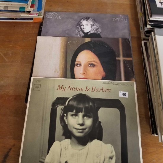 6- Barbra Streisand -Assorted Record Albums