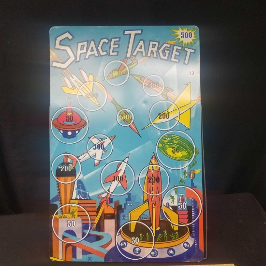 Metal Vintage Superior Space Target Game