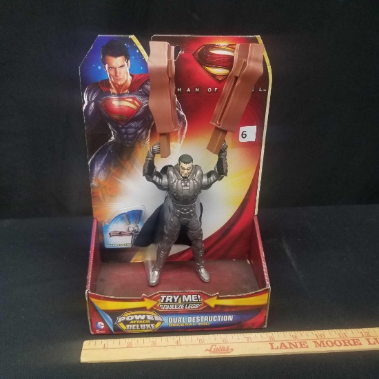 Mattel Man of Steel Dual Destruction Zod Action Figure in Box