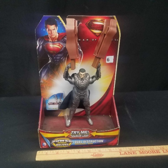 Mattel Man of Steel Dual Destruction Zod Action Figure in Box