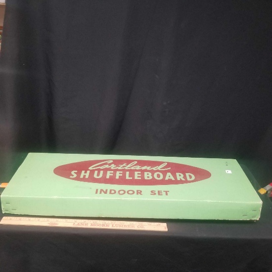 Vintage Cortland Shuffle Board Set in Box