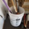 POLY BUCKET inc UMBRELLA, DUSTER and RODS