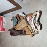 TOOL ASSORTMENT inc.CLAMPS and WOOD PLANE
