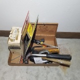 TOOL ASSORTMENT inc HAMMER and SAND PAPER