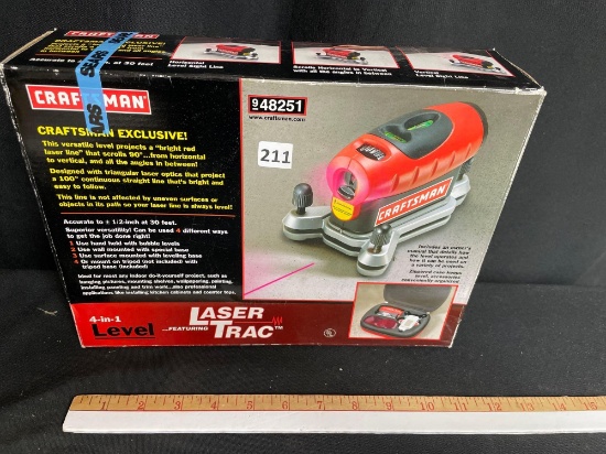 Craftsman 4 in 1 Level Laser Trac in Box