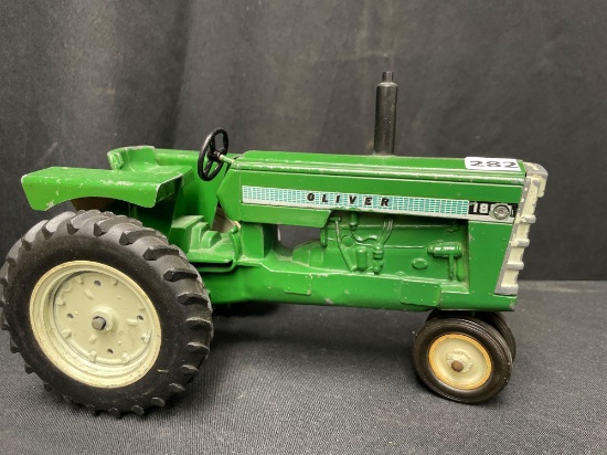 1/16th Scale Oliver 1800 NF Tractor w/checkered grill - drawbar has been replaced
