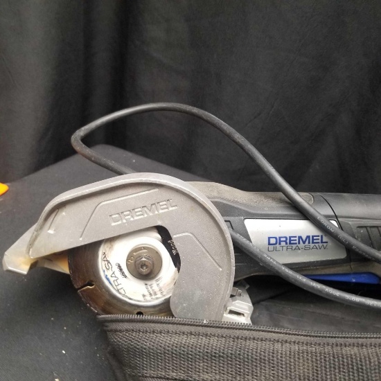 Dremel Ultra Saw with accessories and case