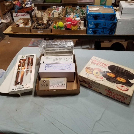 KNIFE SET and DOUGHNUT MACHINE Online Auctions Proxibid