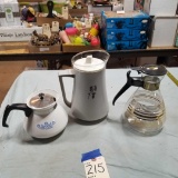 COFFEE POTS AND CARAFE ASSORTMENT