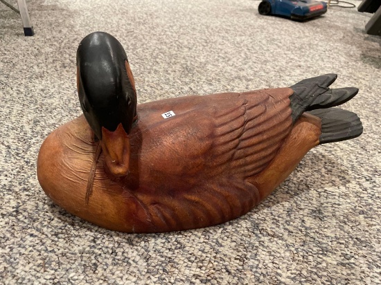 Lac La Croix Ducks Unlimited- Special Edition 1989-1990 Wooden Goose - 19''L x 10''H