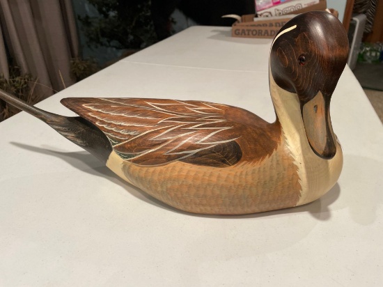 John Gewerth Lac La Croix Ducks Unlimited Limited Edition International Collection Wooden Duck Decoy