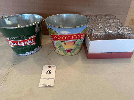 Advertising ice bucket