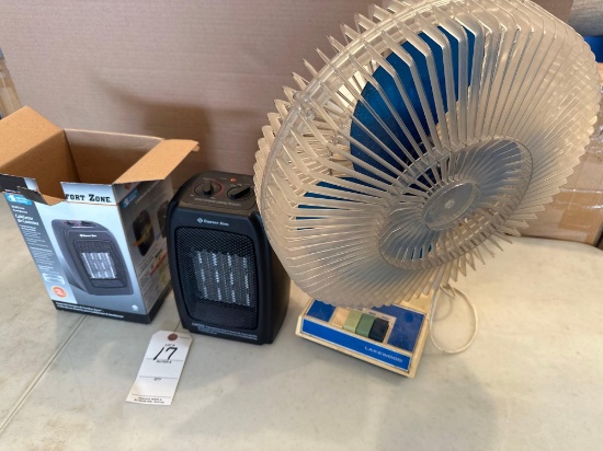 Heater and fan