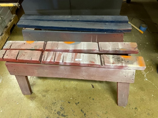 Pair of Wooden Sawhorses