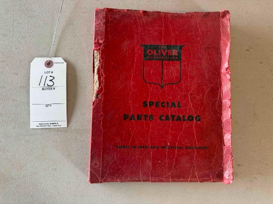 Oliver Parts catalog