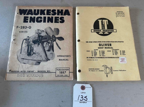 Oliver Shop manuals