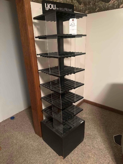Square display case