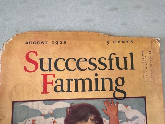 SUCCESSFUL FARMING MAGAZINE COLLECTIONS 1920-1960'S