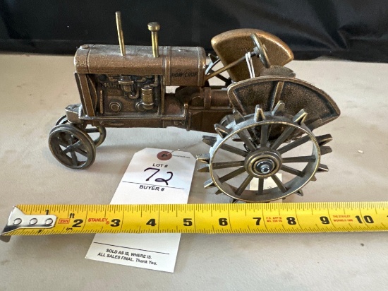 HART PARR "80 ROW CROP" on STEEL, BRONZE VERSION #3