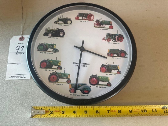 Oliver battery clock