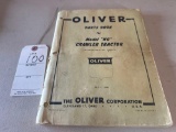 HG crawler tractor parts book
