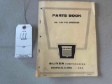1962 Oliver spreader Manual