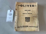 1957 Oliver parts book