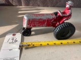 Toy tractor with man
