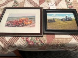 Picture of Oliver track tractor/elevator and full type thrashing machine
