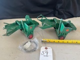 VINTAGE GRAIN MASTER MODEL COMBINES, [PARTS MIA]