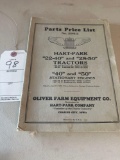 HartParr parts price book
