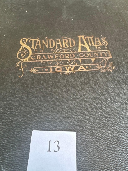 Crawford County, Iowa Standard Atlas, 1908.... Shipping
