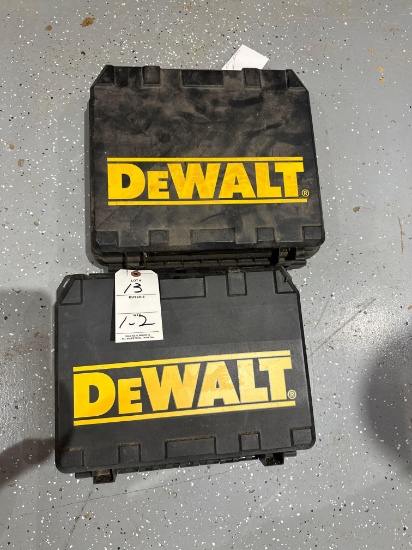 DeWalt toolboxes