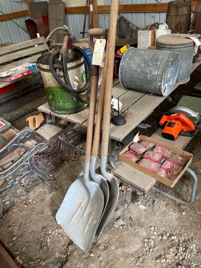 Assorted Scoop Shovels