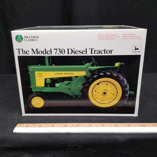 1/16 Scale Ertl Precision Classics JD 730 Diesel Tractor-NIB