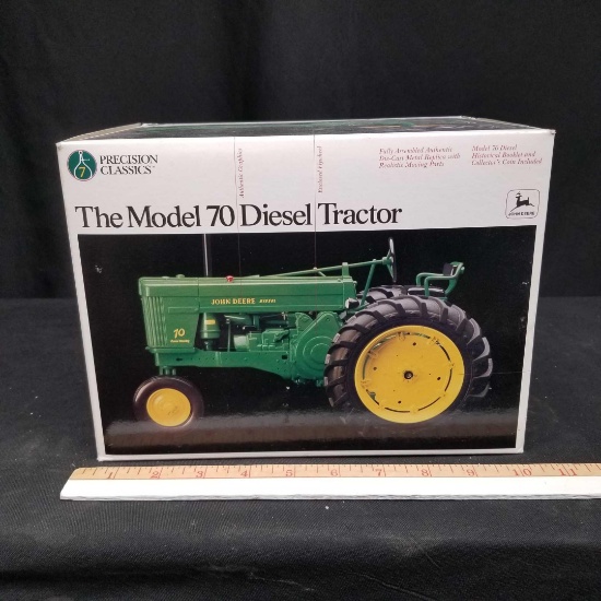 1/16 Scale Ertl Precision Classics JD Model 70 Diesel-NIB