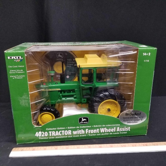 1/16 Scale Ertl Britains JD Collector Edition 4020 Tractor with FWA-NIB