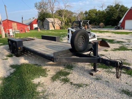 2006 Rice 7' x 18' Car Trailer w/ramps