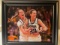 Caitlin Clark & Kate Martin Iowa Hawkeye Autographed Glass Framed 8