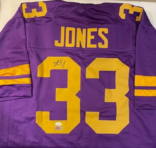 Aaron Jones Minnesota Vikings Autographed Jersey - Certified