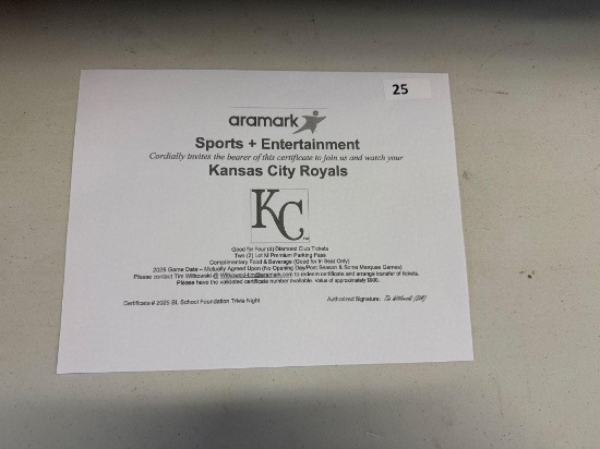 Kansas City Royals Baseball Package