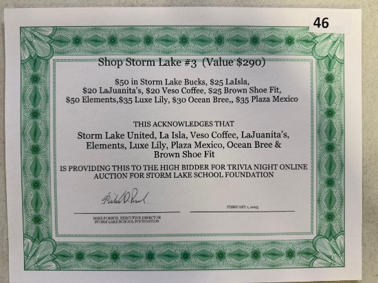 Shop Storm Lake Gift Package