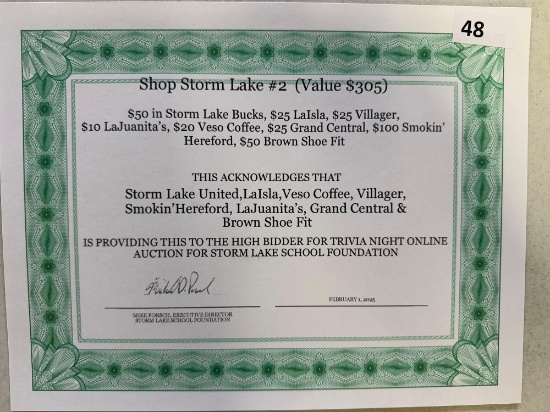 Shop Storm Lake Gift Package