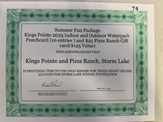 Summer Fun Package