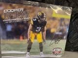 Cooper DeJean Autographed Iowa Hawkeye Football Poster
