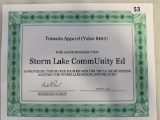Tornado Apparel Gift Certificate